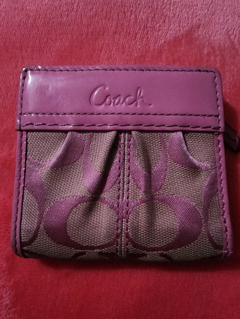 Coach Pink Small Wallet